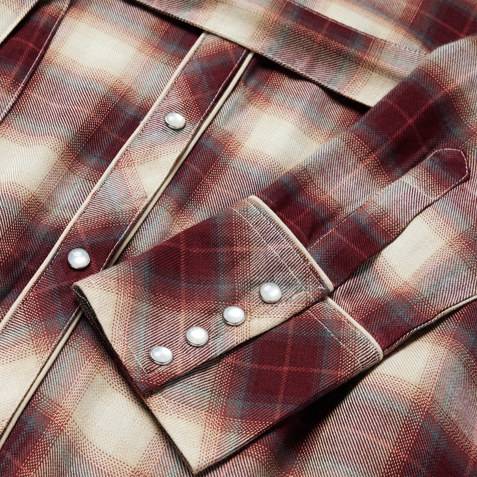Black Cherry Plaid Shirt Dress Red | Stetson