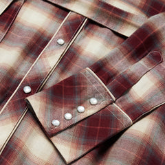 Black Cherry Plaid Shirt Dress Red | Stetson