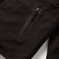 Zip Front Suede Leather Jacket Brown | Stetson
