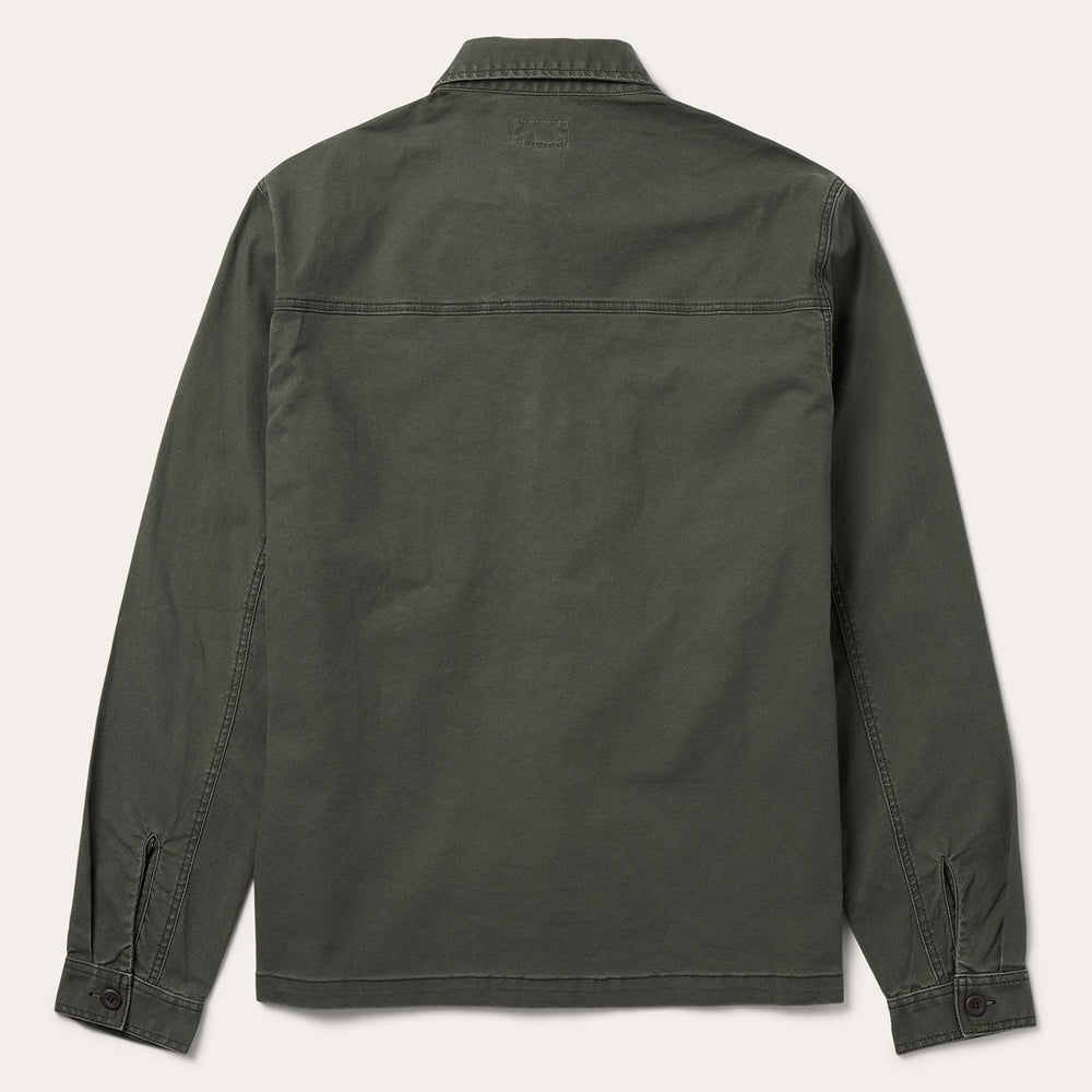 Stretch Canvas Jac-Shirt Green | Stetson