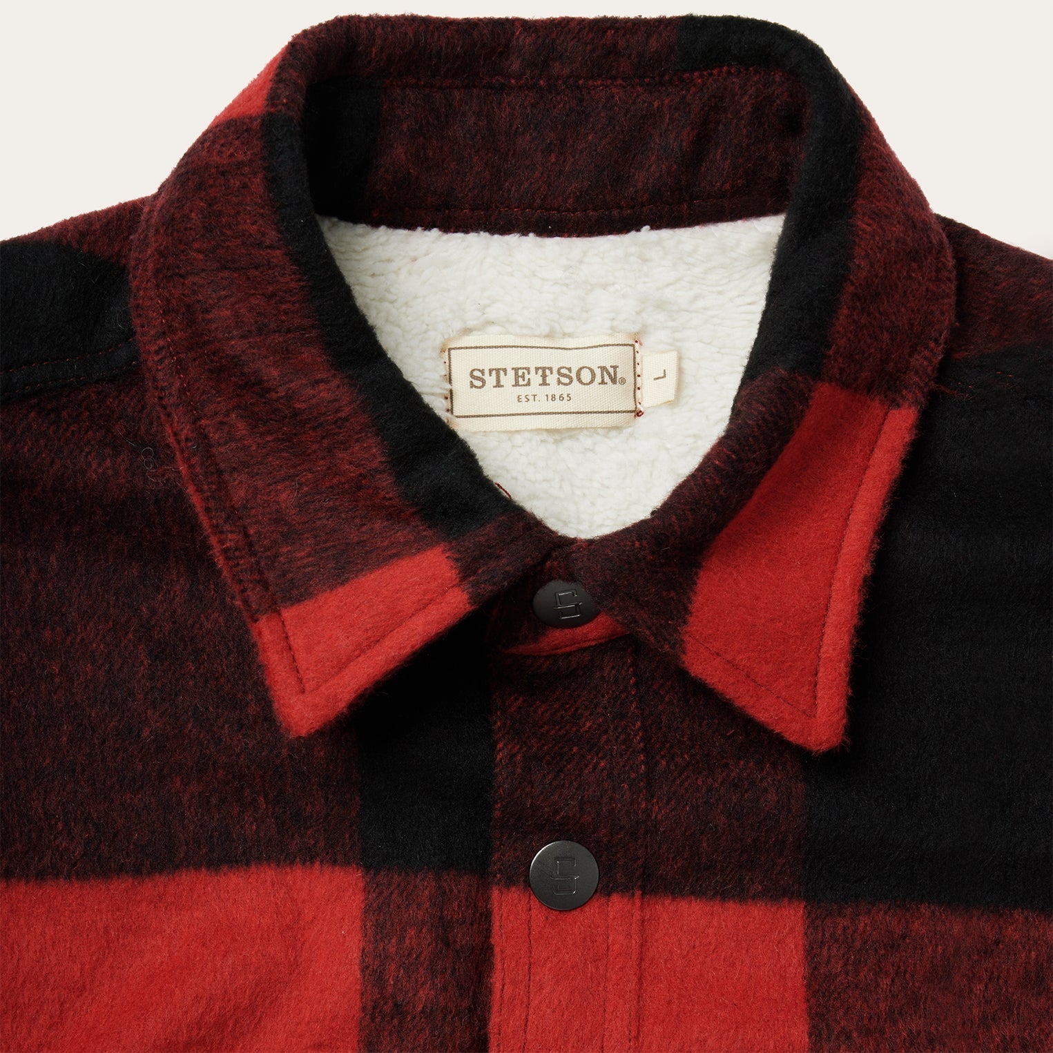 Buffalo Plaid Western Coat Red | Stetson