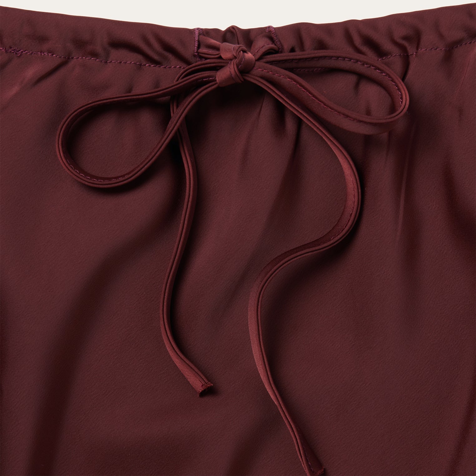 Wine Satin Skirt Red | Stetson