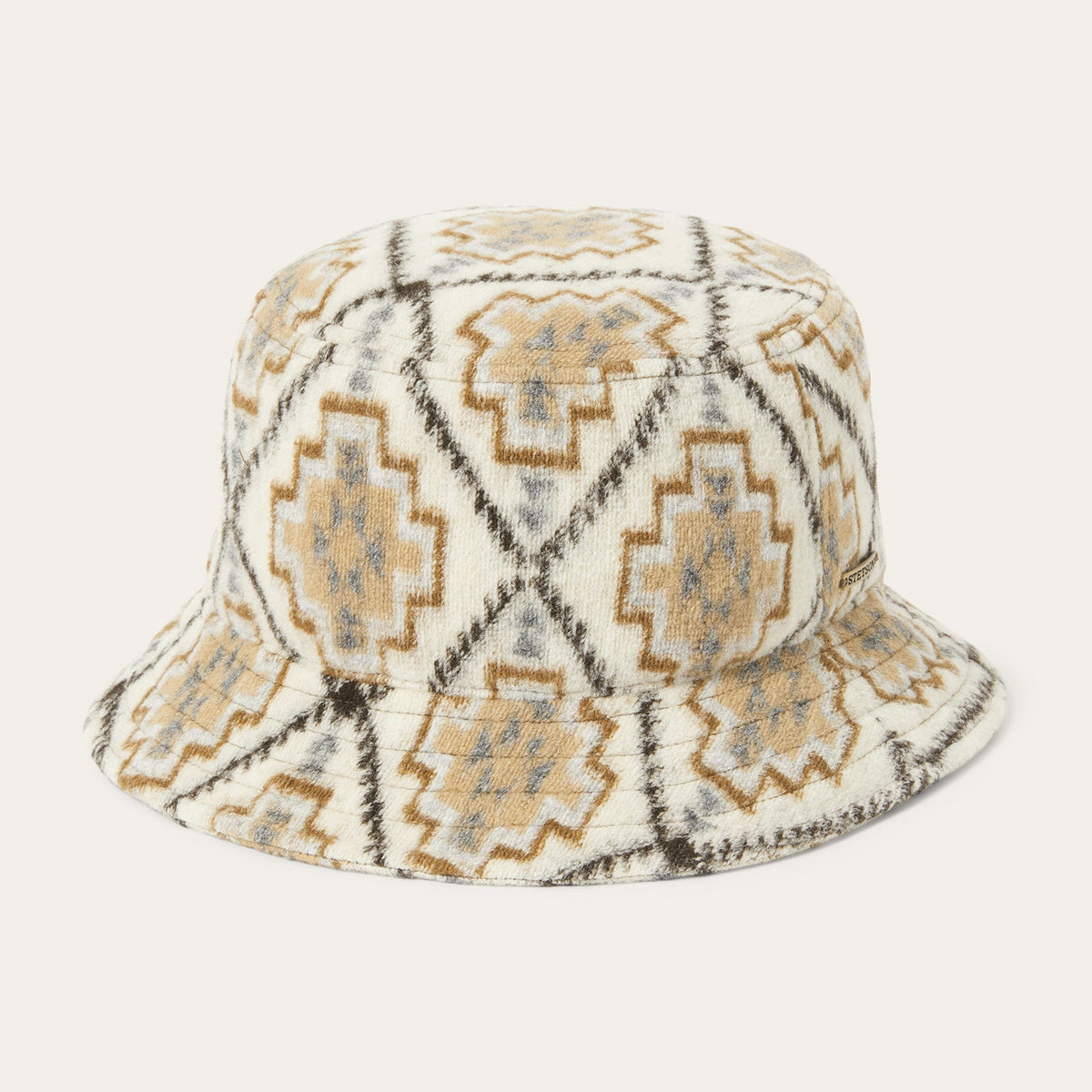 Navajo Jersey Bucket Hat Off White / Beige | Stetson