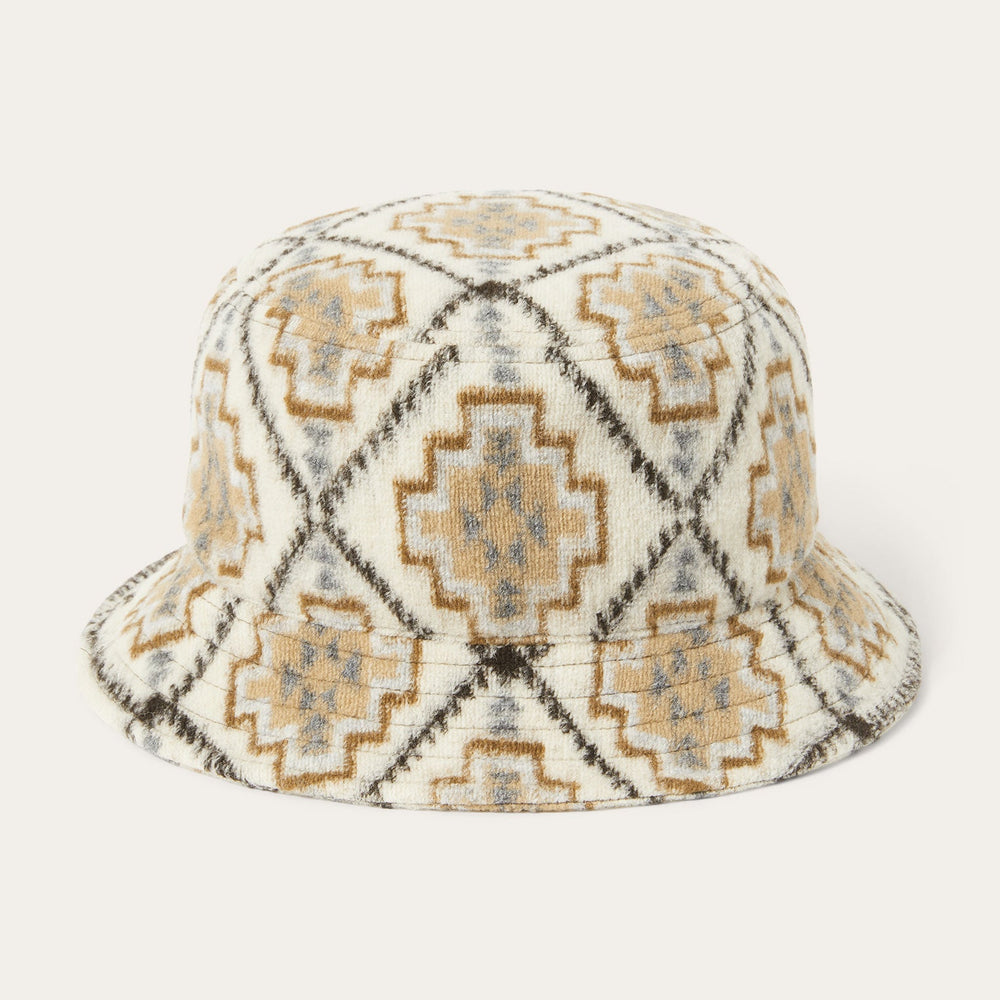 Navajo Jersey Bucket Hat Off White / Beige | Stetson
