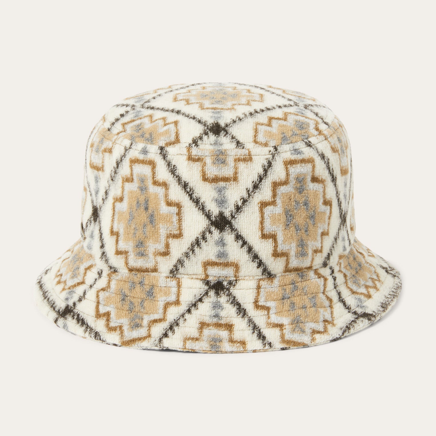 Navajo Jersey Bucket Hat Off White / Beige | Stetson