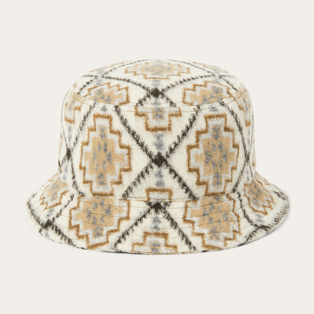 Navajo Jersey Bucket Hat Off White / Beige | Stetson