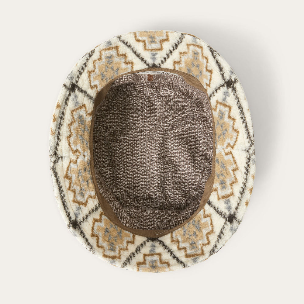 Navajo Jersey Bucket Hat Off White / Beige | Stetson