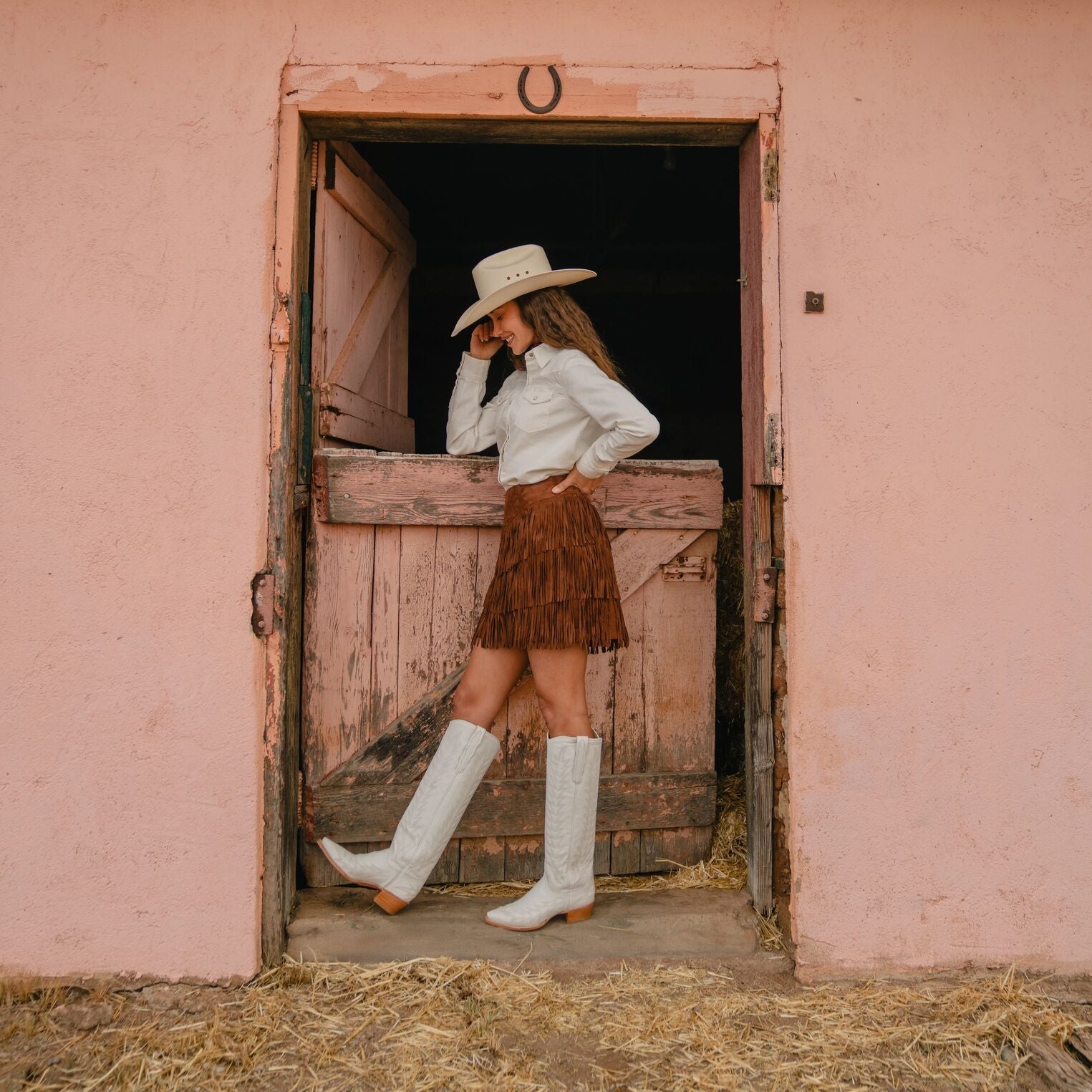 Sarah Boots White | Stetson