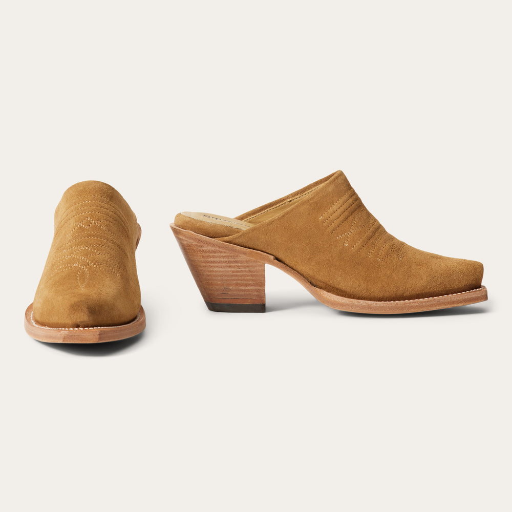 Reed Western Mules Tan | Stetson