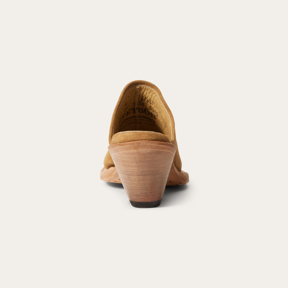 Reed Western Mules Tan | Stetson