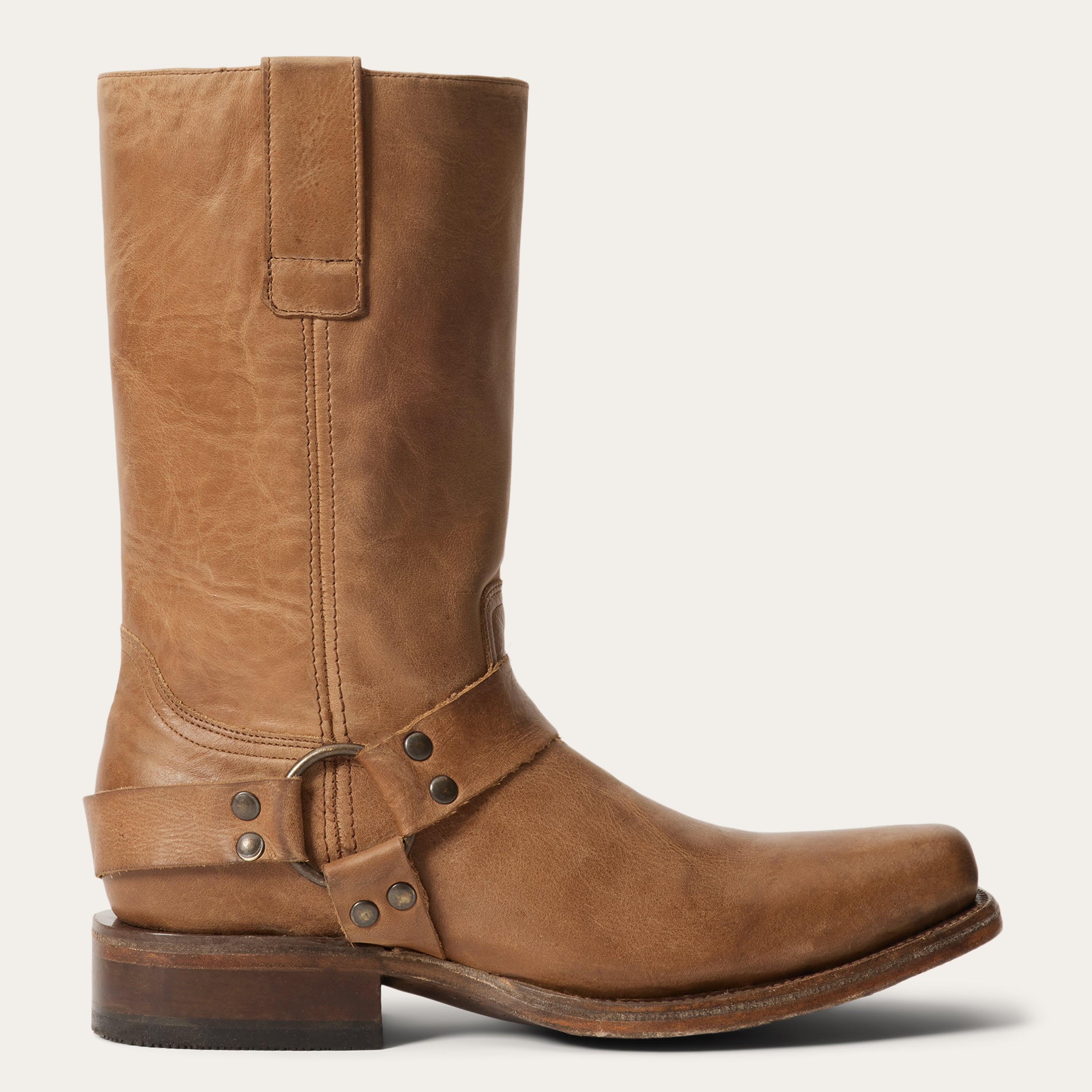 Heritage Harness Boots Burnished Vintage Tan | Stetson