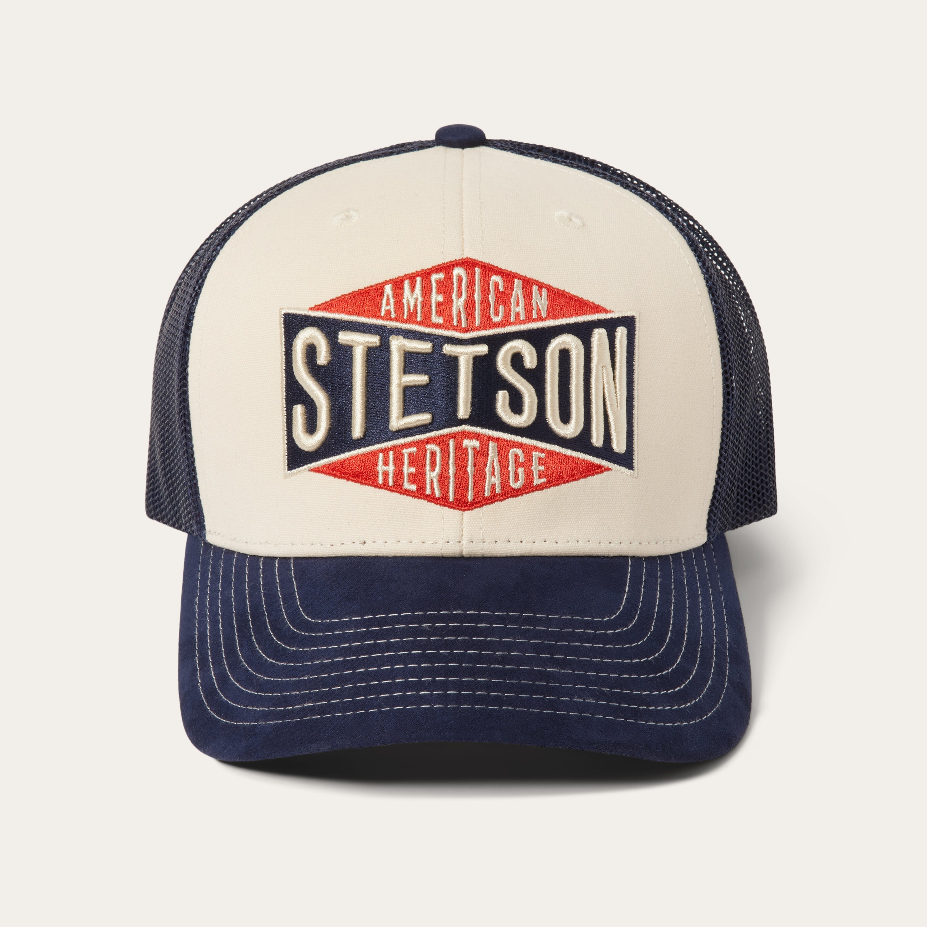 Cream American Heritage Trucker Cap Cream | Stetson