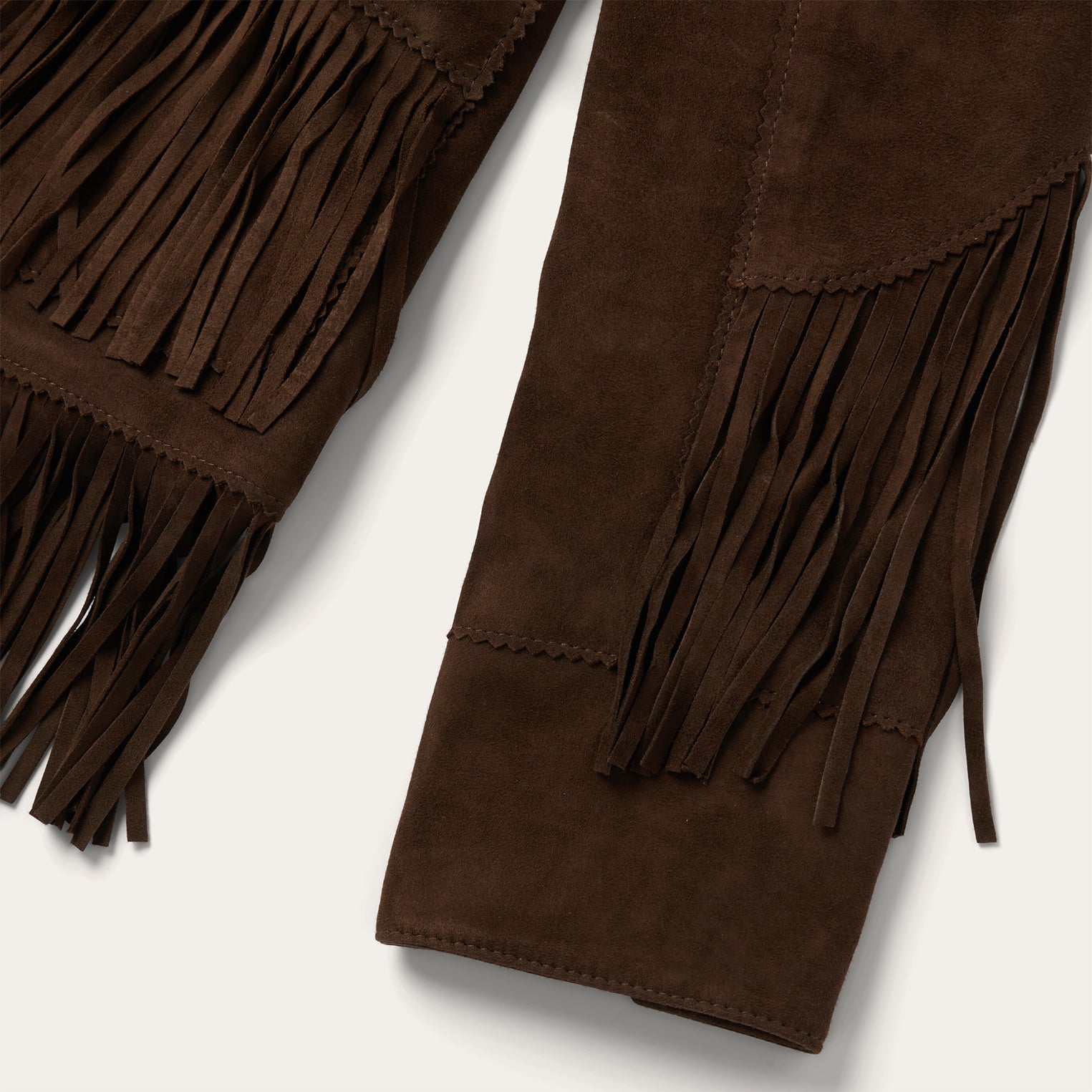 Fringe Suede Jacket Chocolate | Stetson