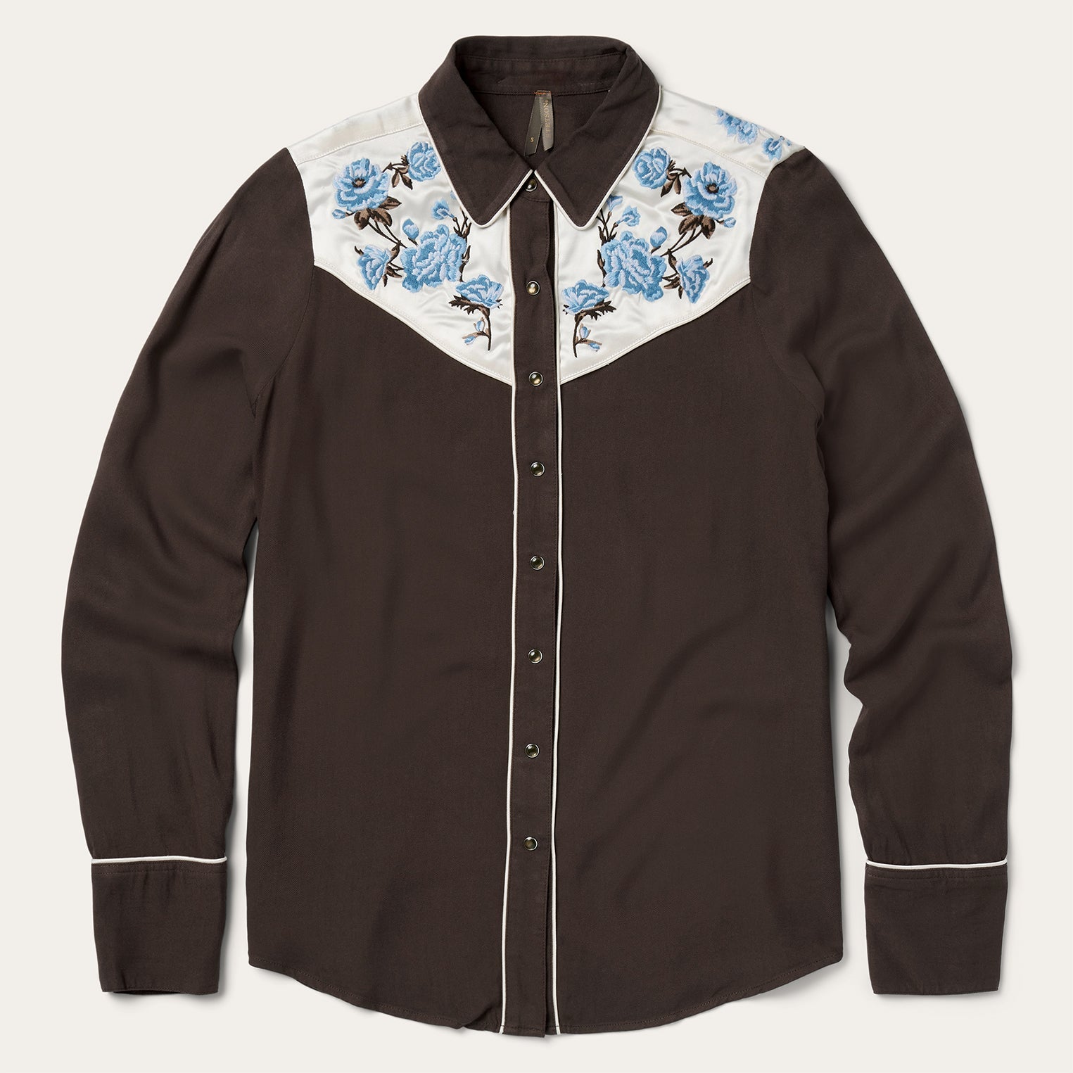Embroidered Western Shirt Brown | Stetson