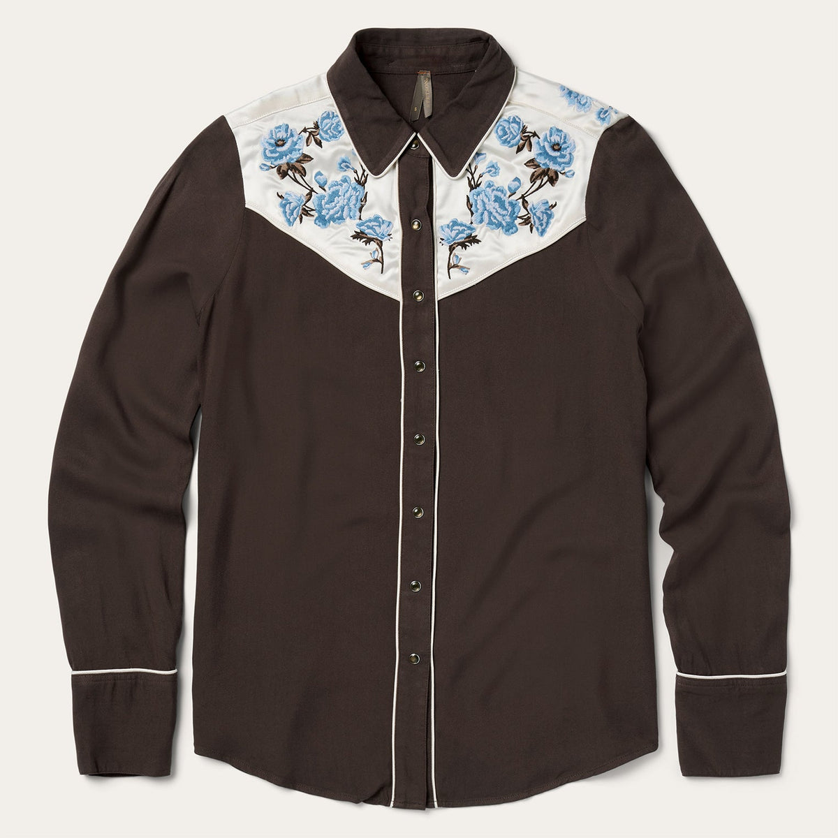Embroidered Western Shirt Brown | Stetson