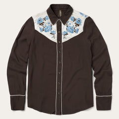 Embroidered Western Shirt Brown | Stetson