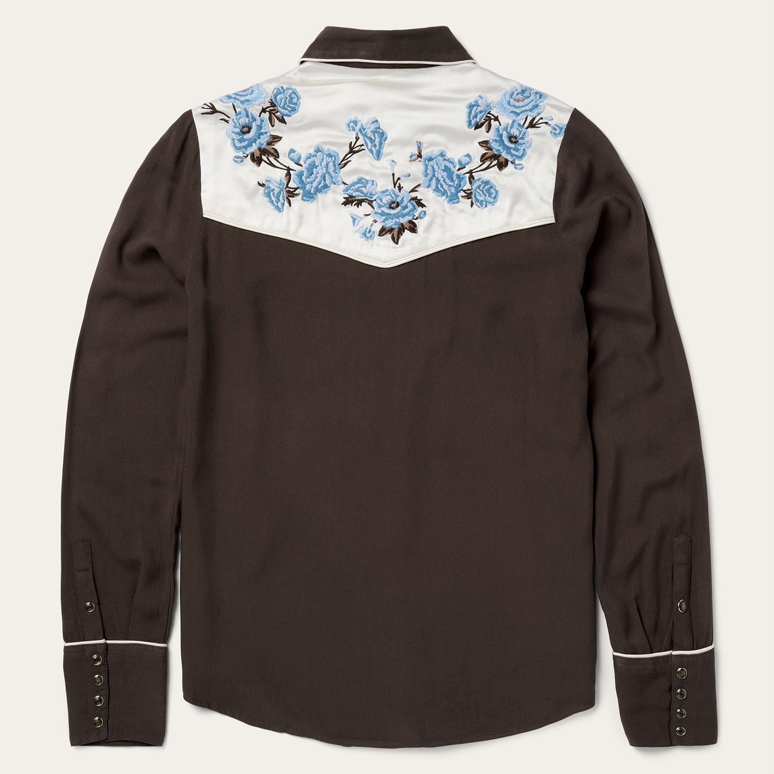 Embroidered Western Shirt Brown | Stetson