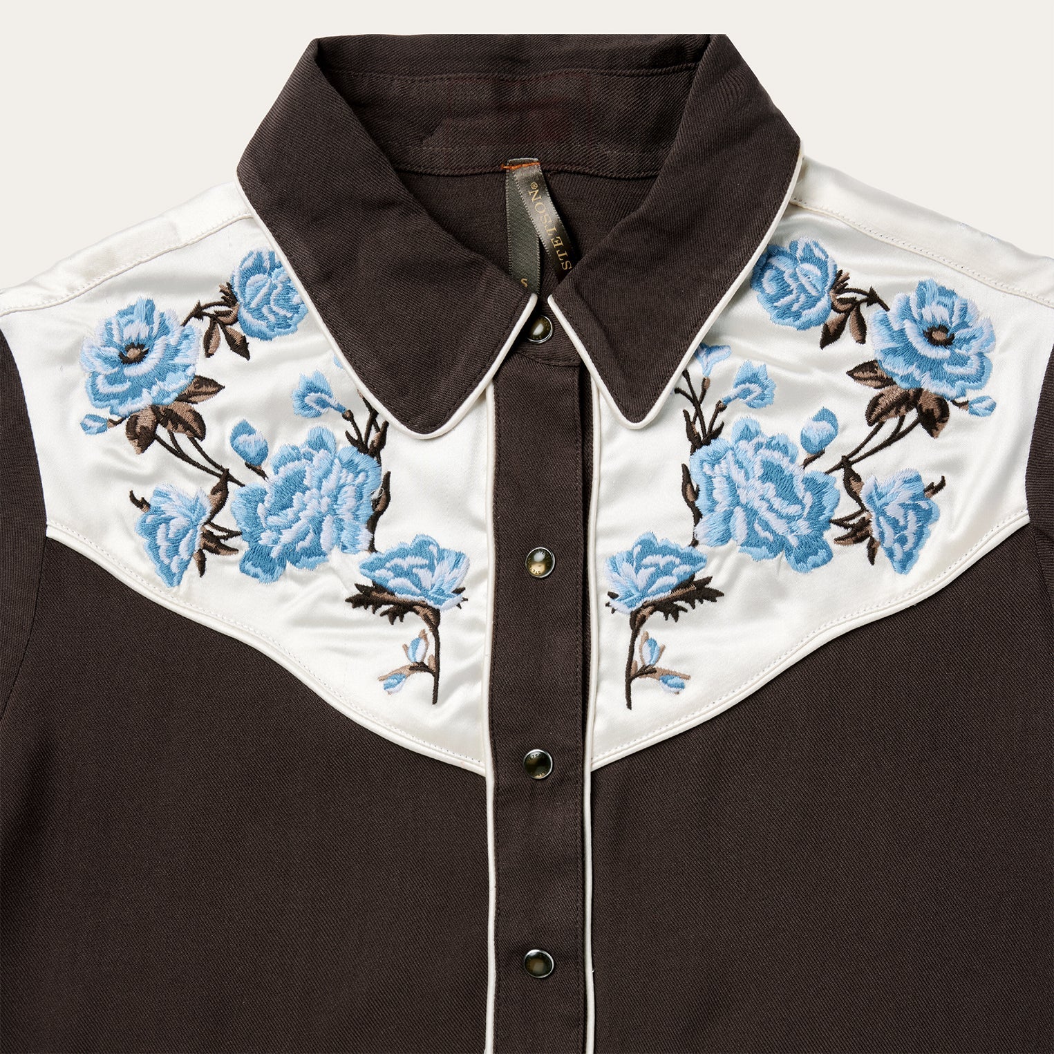 Embroidered Western Shirt Brown | Stetson