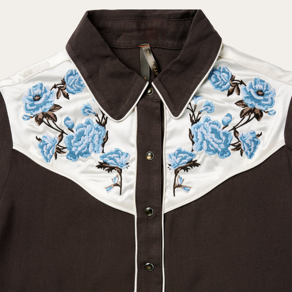 Embroidered Western Shirt Brown | Stetson