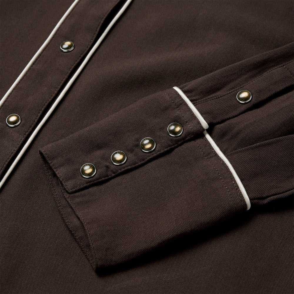 Embroidered Western Shirt Brown | Stetson
