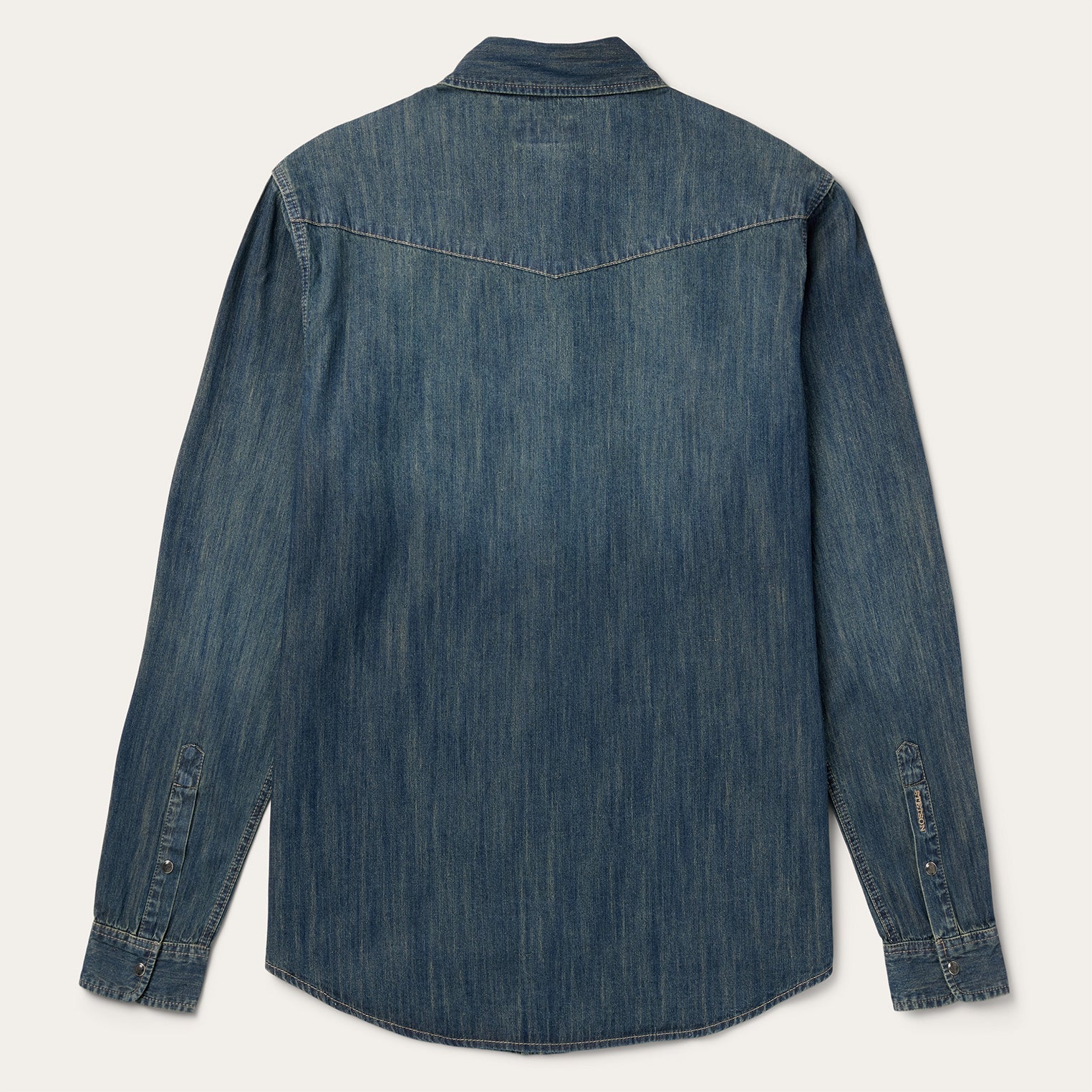 Dark Denim Western Shirt Blue | Stetson