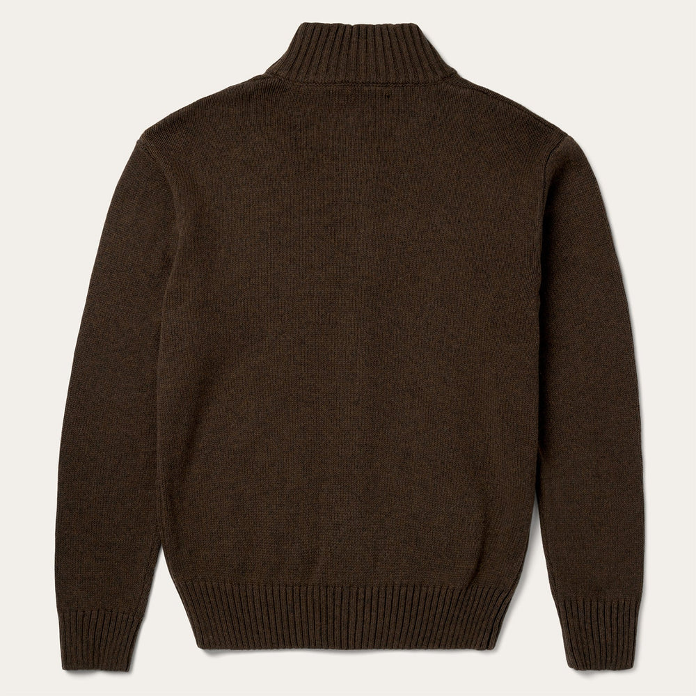 Ombre Border Stripe Cardigan Brown | Stetson
