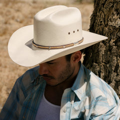 Angus 10X Straw Cowboy Hat Natural | Stetson