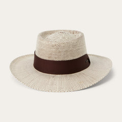 Double Bogey Raffia Straw Hat Natural Brown | Stetson