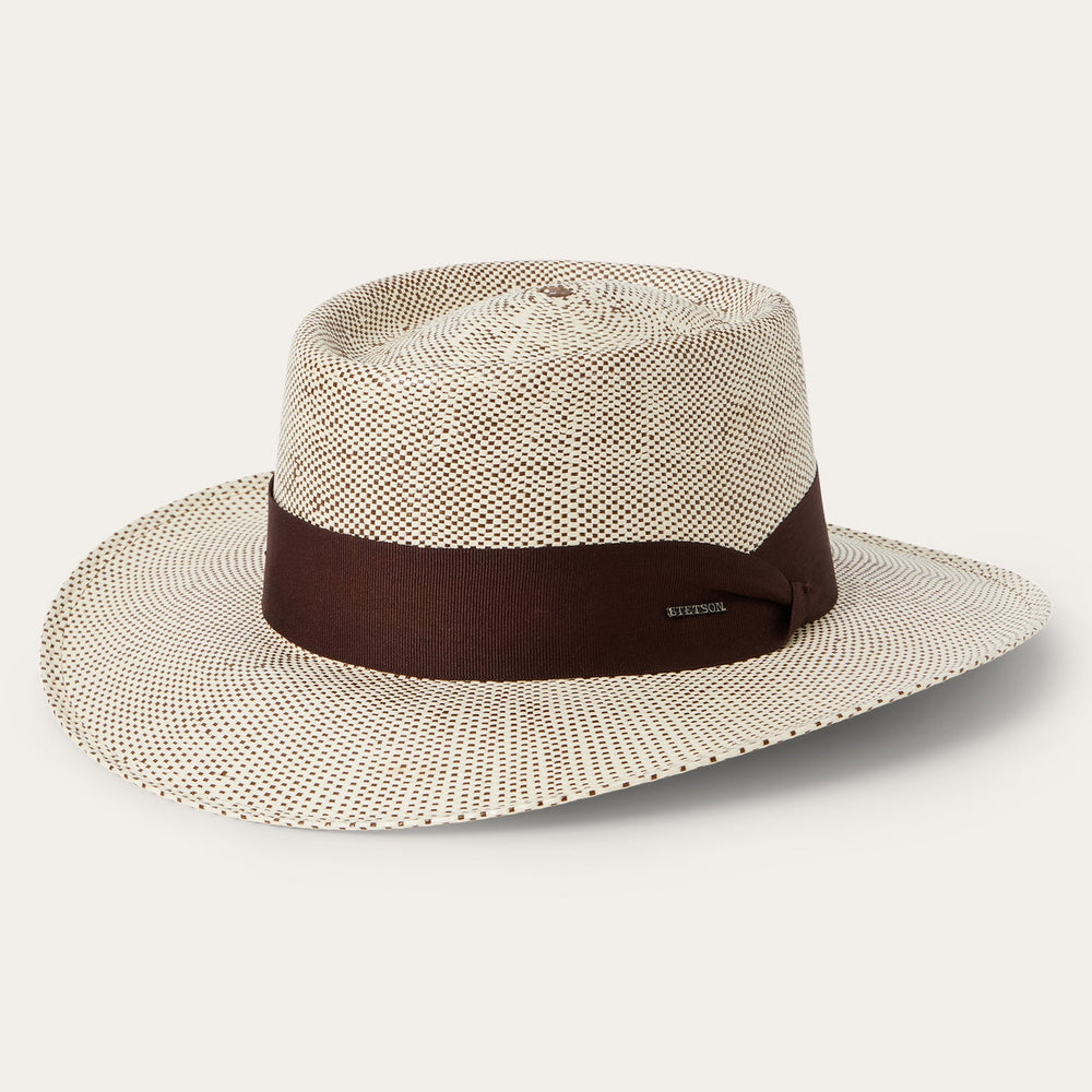 Double Bogey Raffia Straw Hat Natural Brown | Stetson