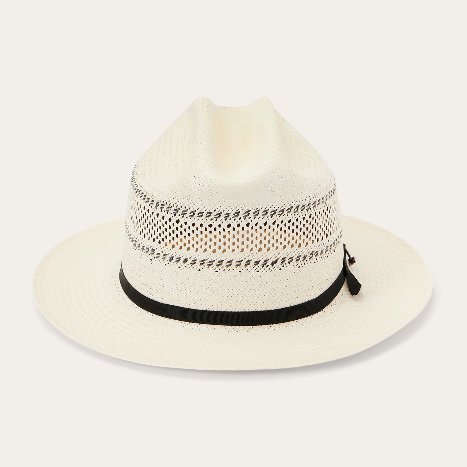 Open Road Straw Hat Natural/Black | Stetson