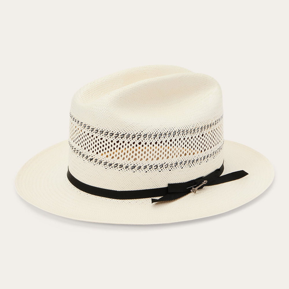 Open Road Straw Hat Natural/Black | Stetson