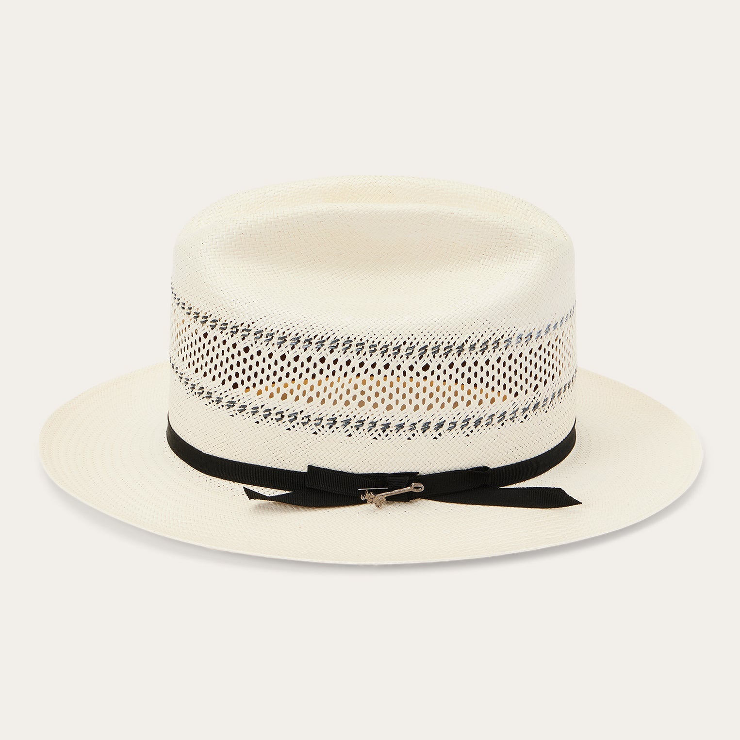 Open Road Straw Hat Natural/Black | Stetson