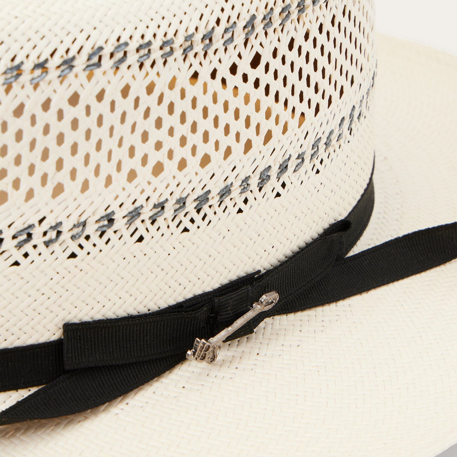 Open Road Straw Hat Natural/Black | Stetson