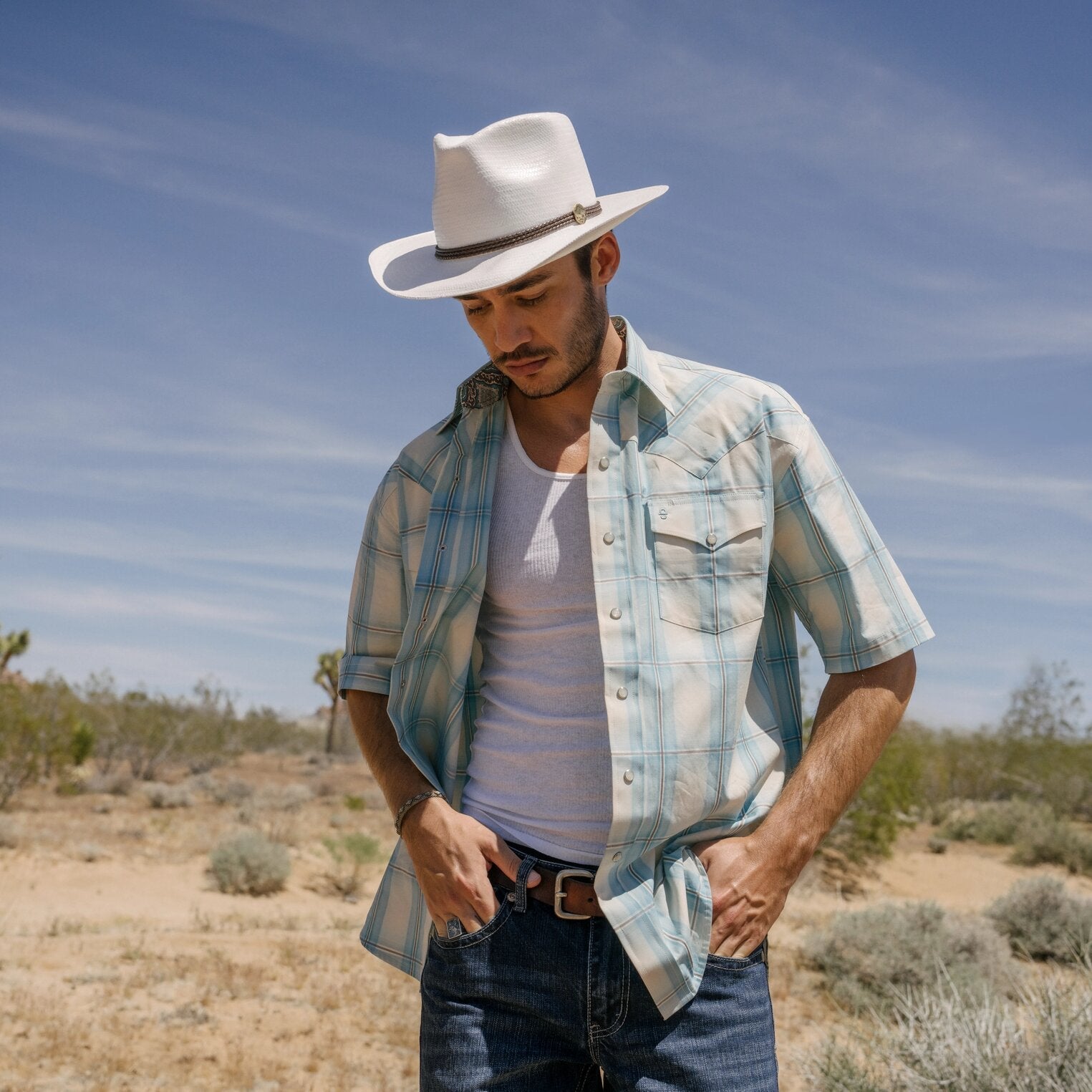 Woodrow Straw Hat Bleach | Stetson
