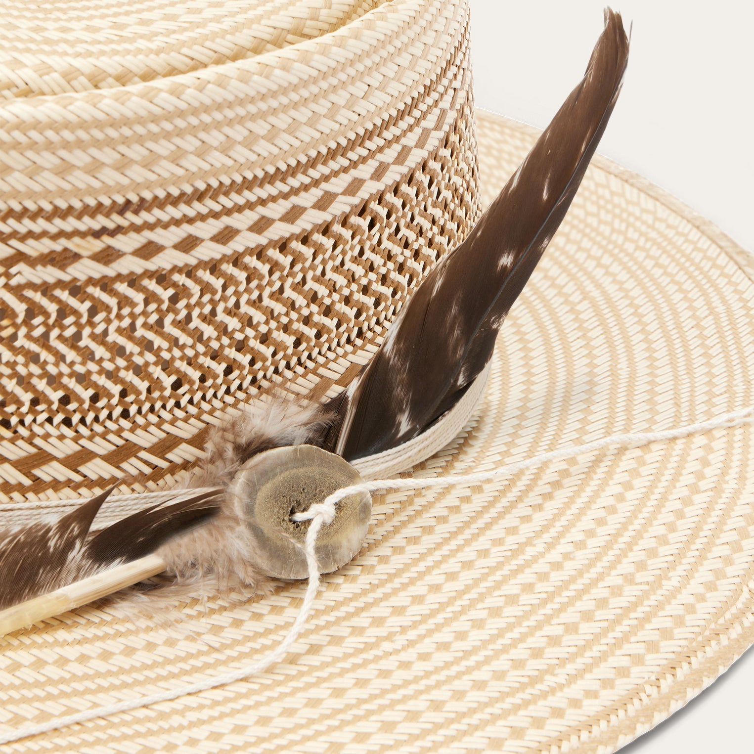 Batterson Straw Hat Natural/Tan | Stetson