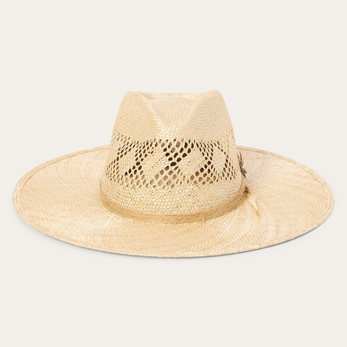 Chorus Straw Flat Brim Hat Natural | Stetson