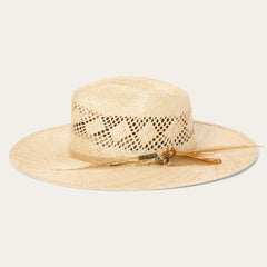 Chorus Straw Flat Brim Hat Natural | Stetson