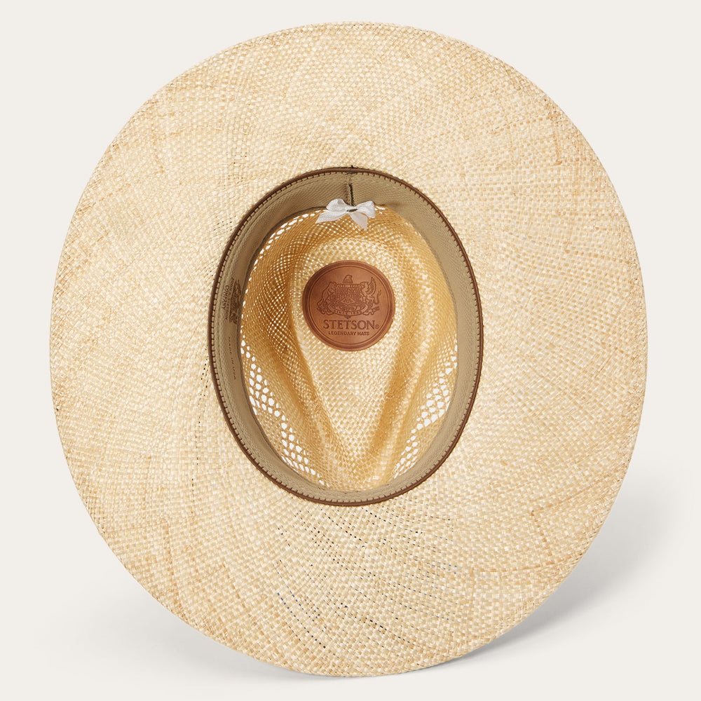Chorus Straw Flat Brim Hat Natural | Stetson