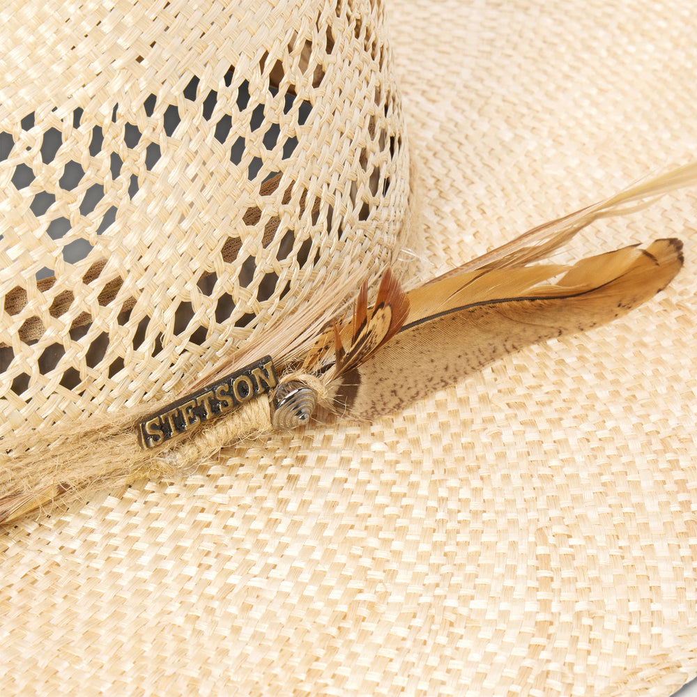 Chorus Straw Flat Brim Hat Natural | Stetson