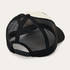 Mountain Sunset Trucker Cap Off White / Black | Stetson
