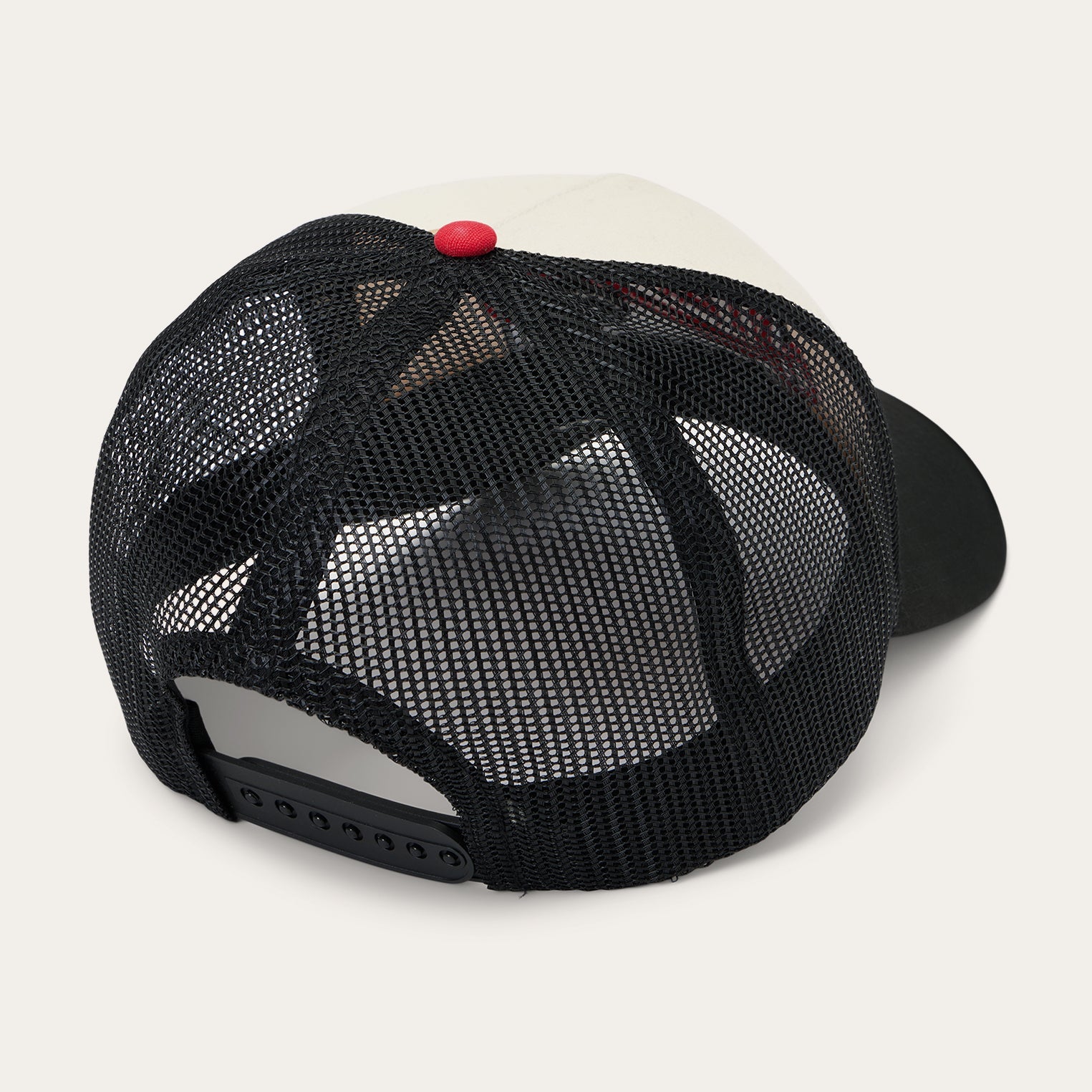 Rodeo Patch Trucker Cap Off White / Black | Stetson