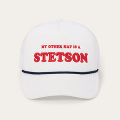 My Other Hat Is A Stetson Trucker Cap White | Stetson
