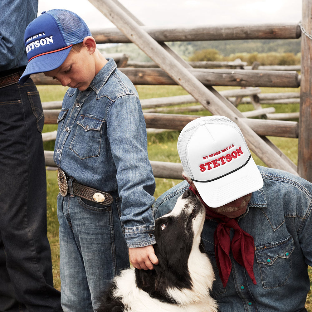 My Other Hat Is A Stetson Trucker Cap Royal | Stetson