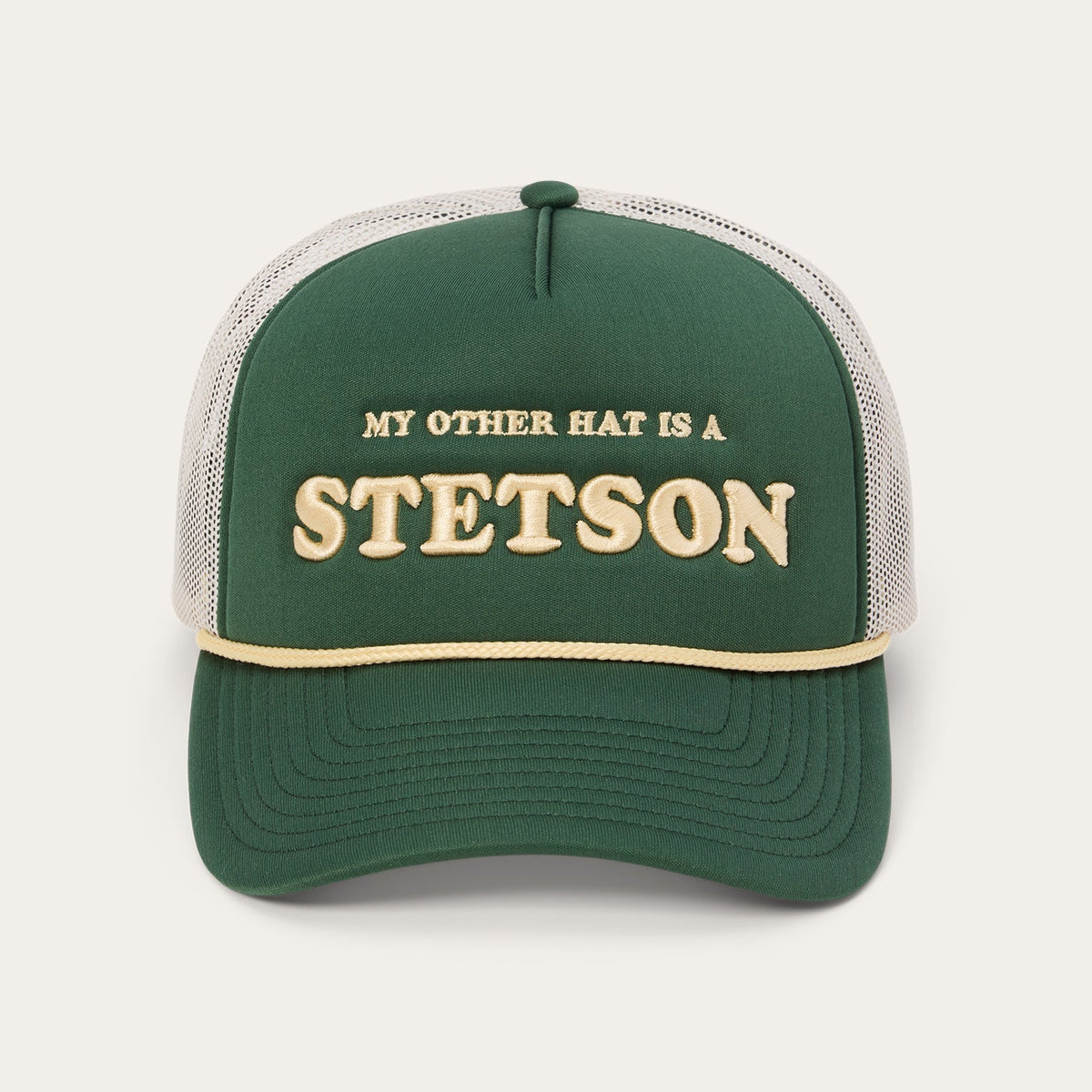 My Other Hat Is A Stetson Trucker Cap Olive | Stetson