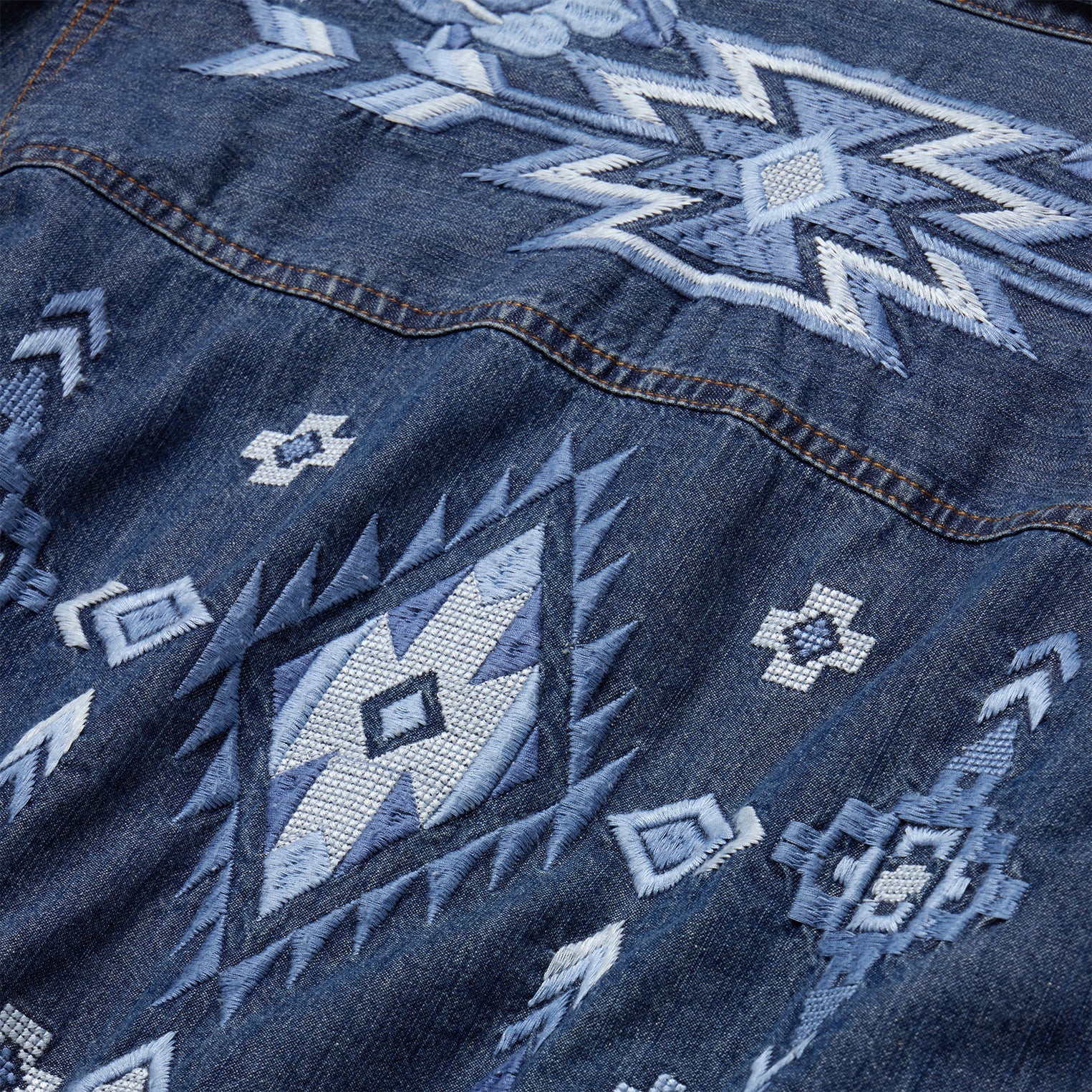 Dark Blue Denim Shirt Dress Blue | Stetson