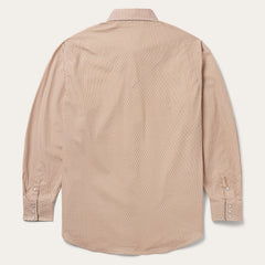 Diamond Print Western Shirt Orange | Stetson