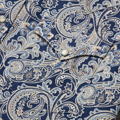 Greenspring Paisley Short Sleeve Western Shirt Blue | Stetson