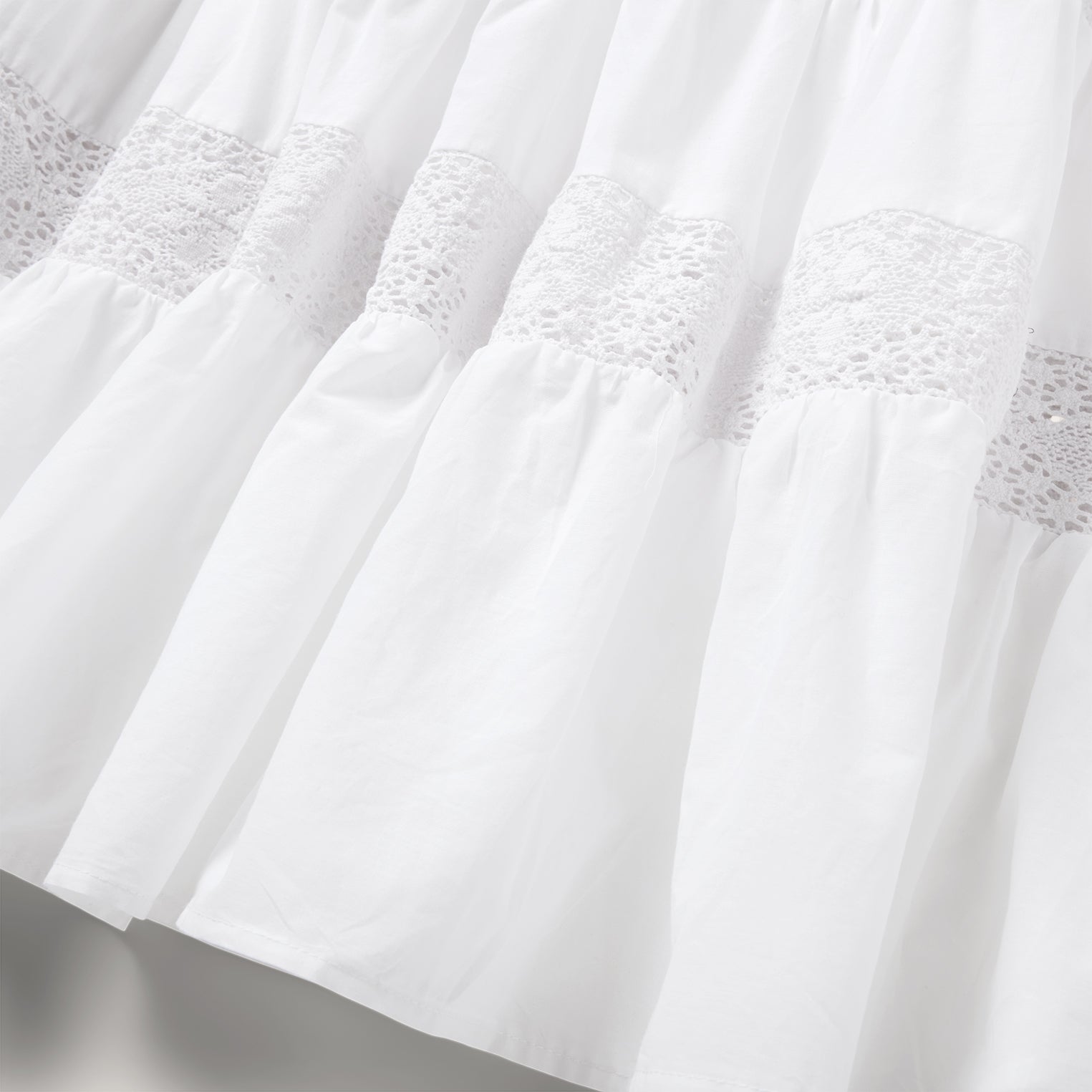 White Cotton Lawn Sleeveless Dress White | Stetson