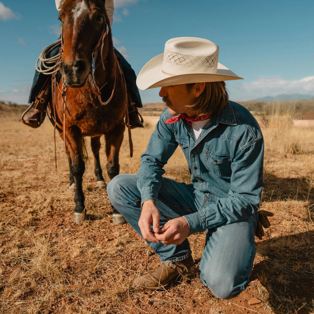 Thunder 10X Straw Cowboy Hat Ivory Gray | Stetson