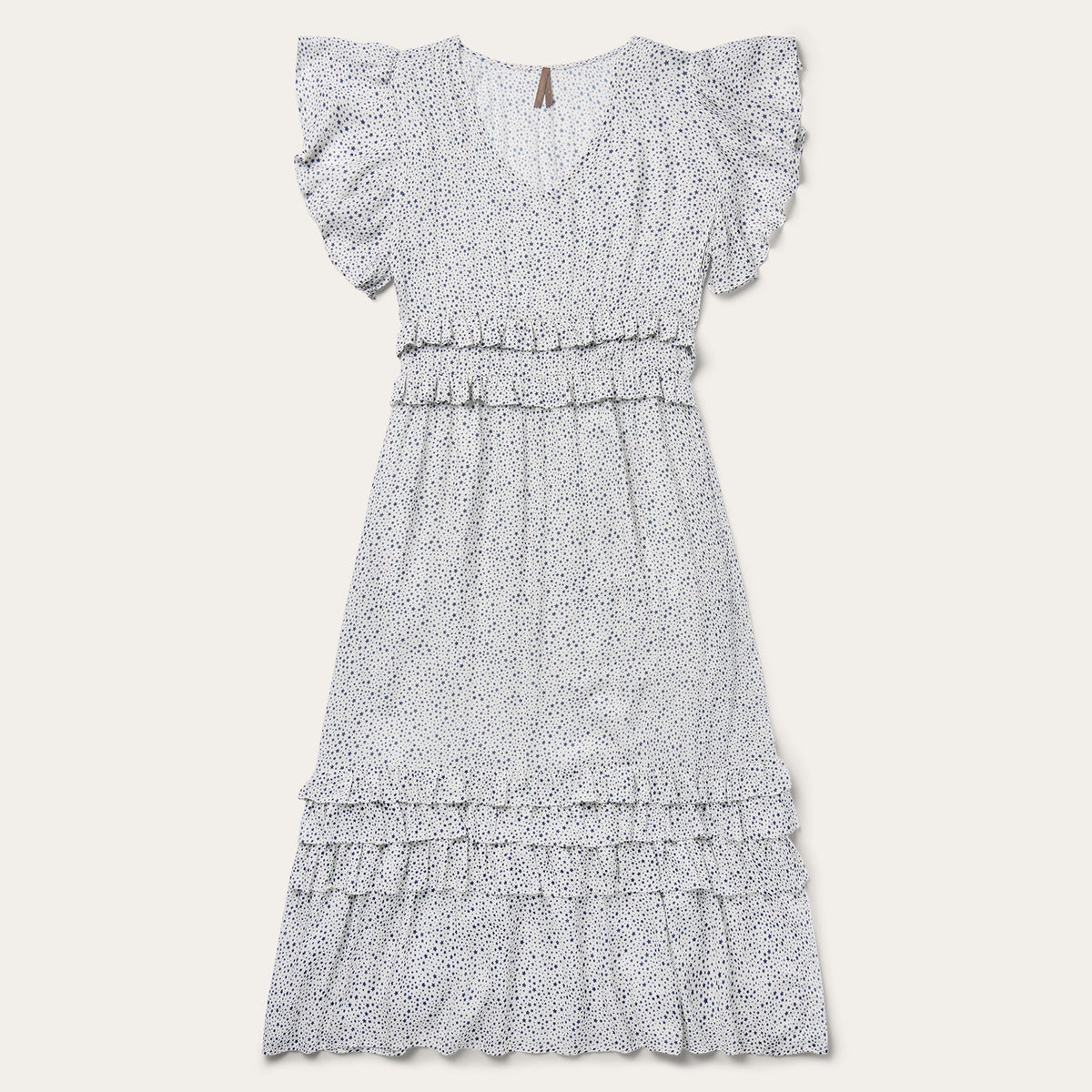Stars Print Dress White | Stetson